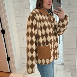 Brixton Wylie Sherpa Jacket - NWT. Size Small